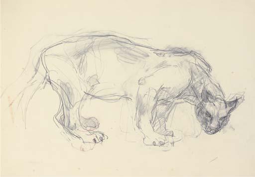 Ivor Roberts-Jones, R.A. - Cat