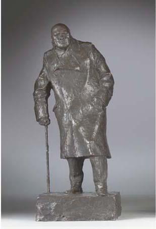 Ivor Roberts-Jones, R.A. - Maquette For The Winston Churchill Monument In Parliament Square
