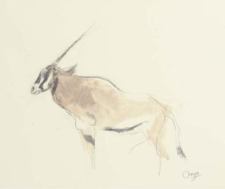 Ivor Roberts-Jones, R.A. - Oryx; And Animal
