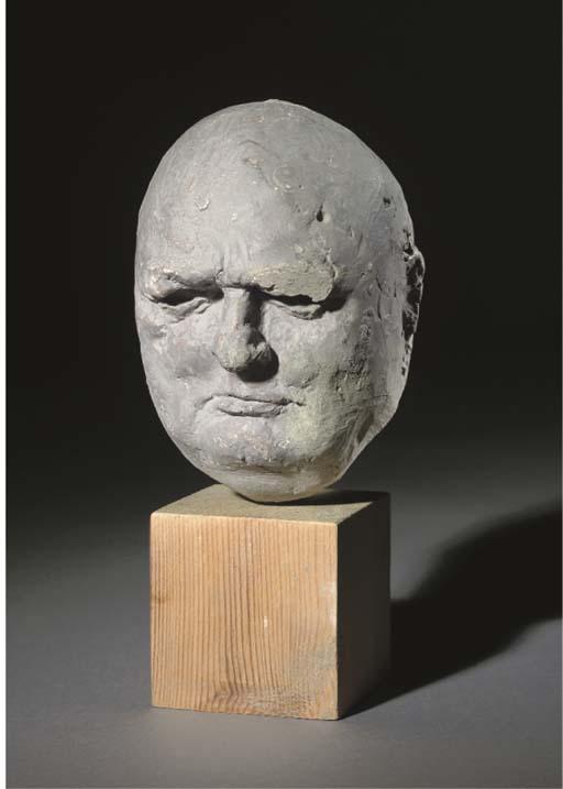 Ivor Roberts-Jones, R.A. - Winston Churchill; Portrait Study