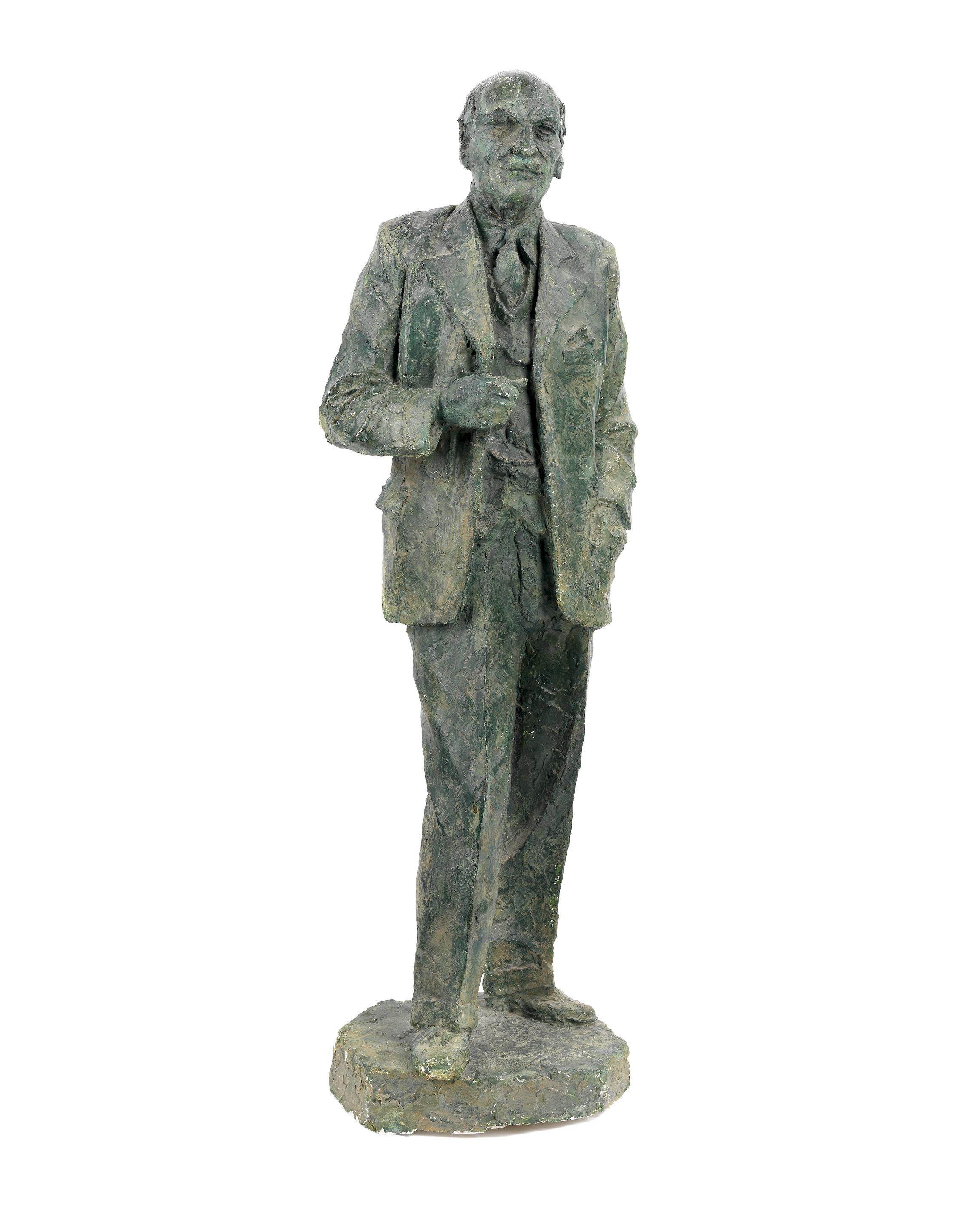 Ivor Roberts-Jones - Clement Atlee: Maquette for Full Standing Figure