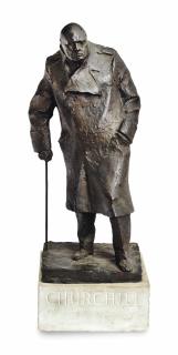 Ivor Roberts-Jones - Sir Winston Churchill, Maquette For The Monument In Parliament Square