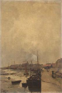 IWILL - Vue du Port Saint Vaast par temps gris