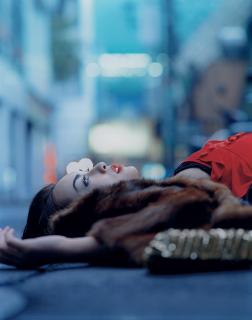 Izima Kaoru - Hasegawa Kyoko wears Yves Saint Laurent Rive Gauche, 2003