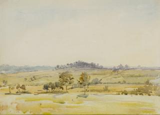 J. Alfonso Toft - Landscape in a Golden Light