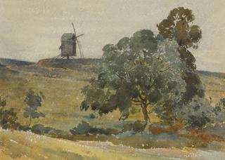 J. Alfonso Toft - The Windmill on the Hill