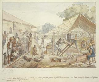 J.Alphonse Pellion - Coupang; Ile Timor. (Divers travaux mécaniques)