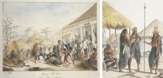 J.Alphonse Pellion - Coupang; Ile Timor. Scene prise au Bazard