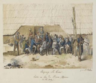 J.Alphonse Pellion - Coupang: Ile Timor. Visite au Roi de Denca (Royaume de l\'ile Rotty)