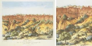 J. Alphonse Pellion - Nouvelle Hollande. Etude des dunes & falaises de la presqu\'île Péron à la baie des Chiens-Marins