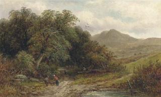 J. Barclay - The faggot gatherers; and Crossing the river