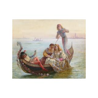 J. Bouvier - A Gondola Trip In The Laguna, Venice