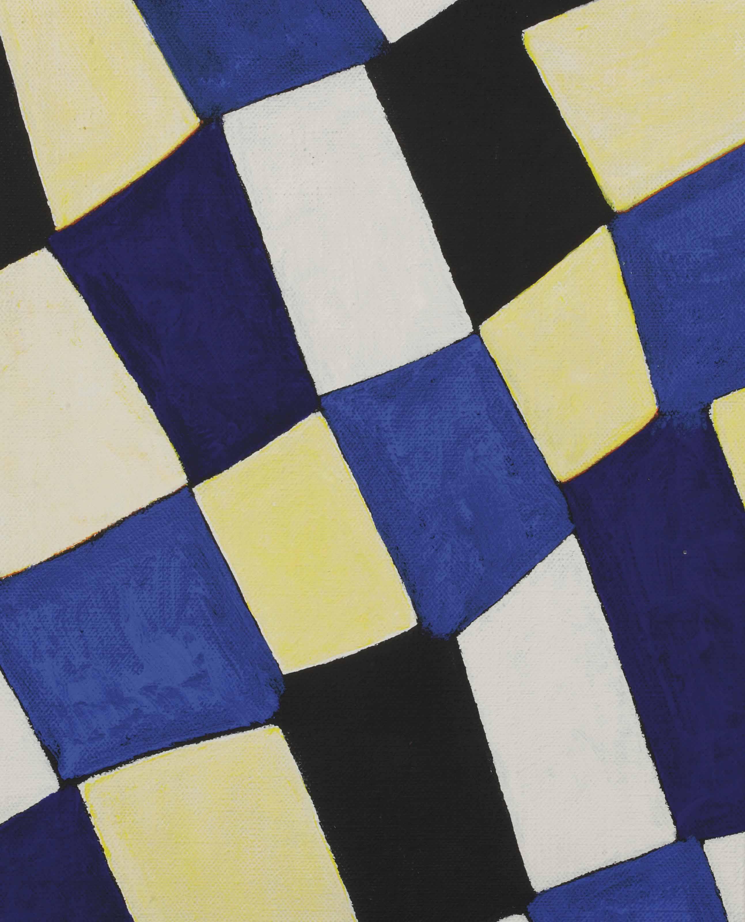 J.C.J. van der Heyden - Wit-geel-blauw