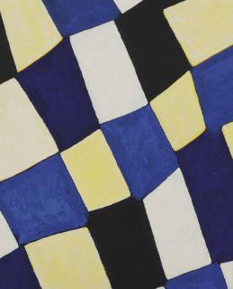 J.C.J. van der Heyden - Wit-geel-blauw