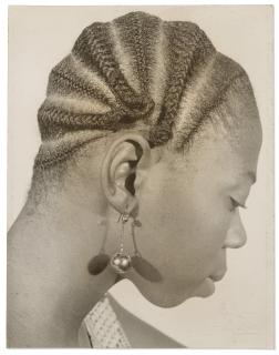 J.D. Okhai Ojeikere  - Fro Fro (Series Hairstyles), c. 1970