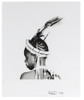 J.D. ‘Okhai Ojeikere - Nigerian \'Oluweri Headress\', Hd-662A/72, Hairstyles Series, 1972