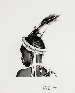 J.D. ‘Okhai Ojeikere - Oluweri Headdress, Hairstyle Series, 1972