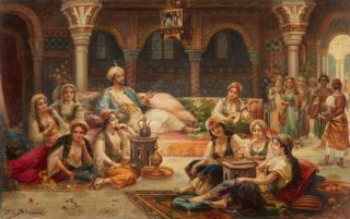 J. G. Delincourt - Haremsszene