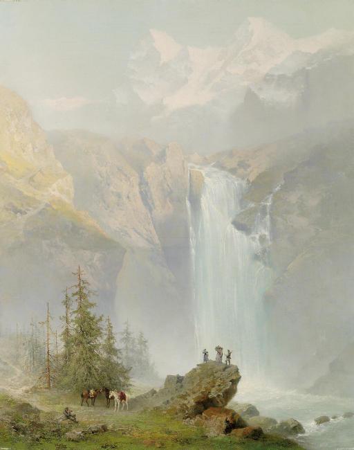 J. Godenne - Schmadribachfall, Lauterbrunnen Valley