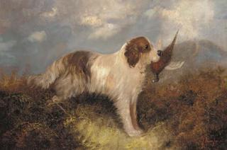 J. Langlois - Terriers rabbiting; and Terriers on a heath