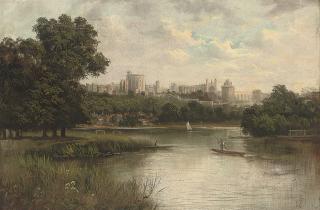 J. Lewis - Windsor from the Thames