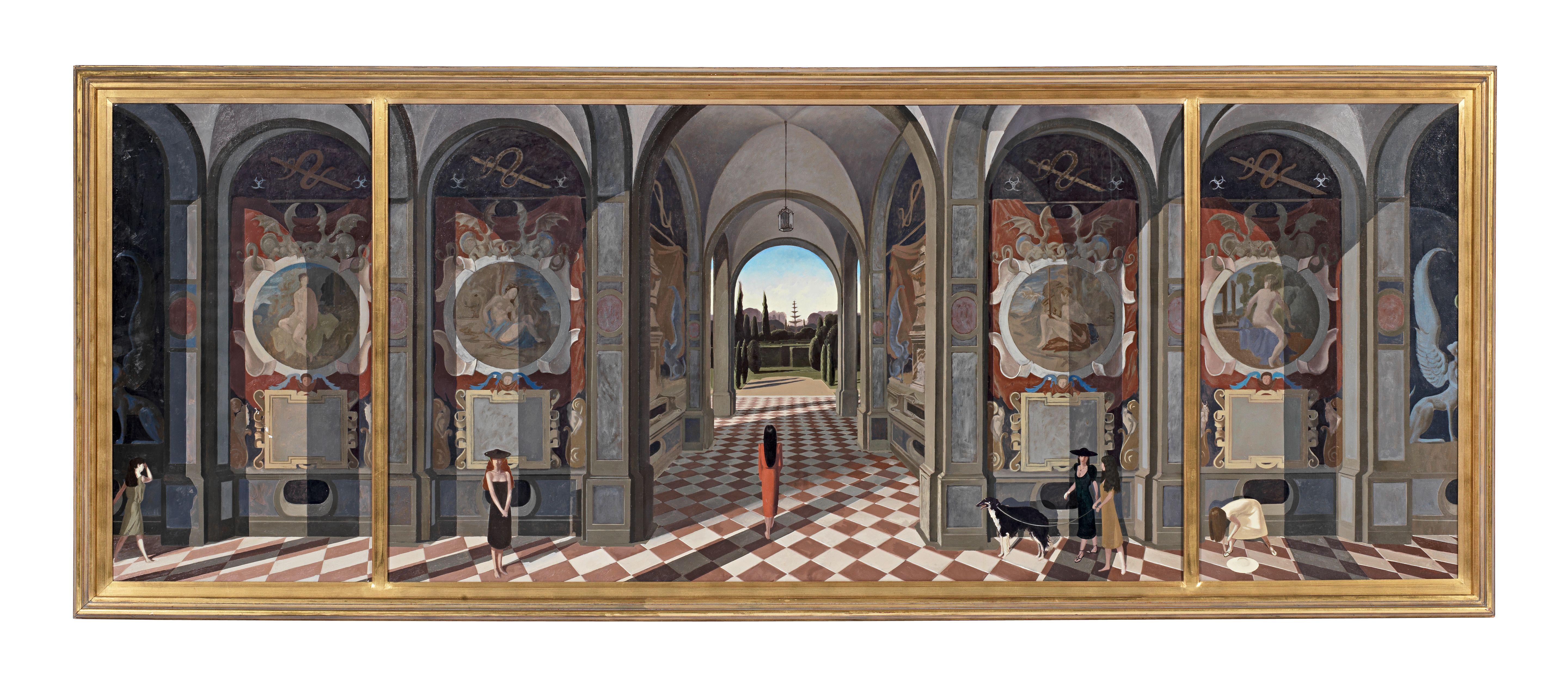 J. Neil Rodger - Passatempi in Villa, a triptych