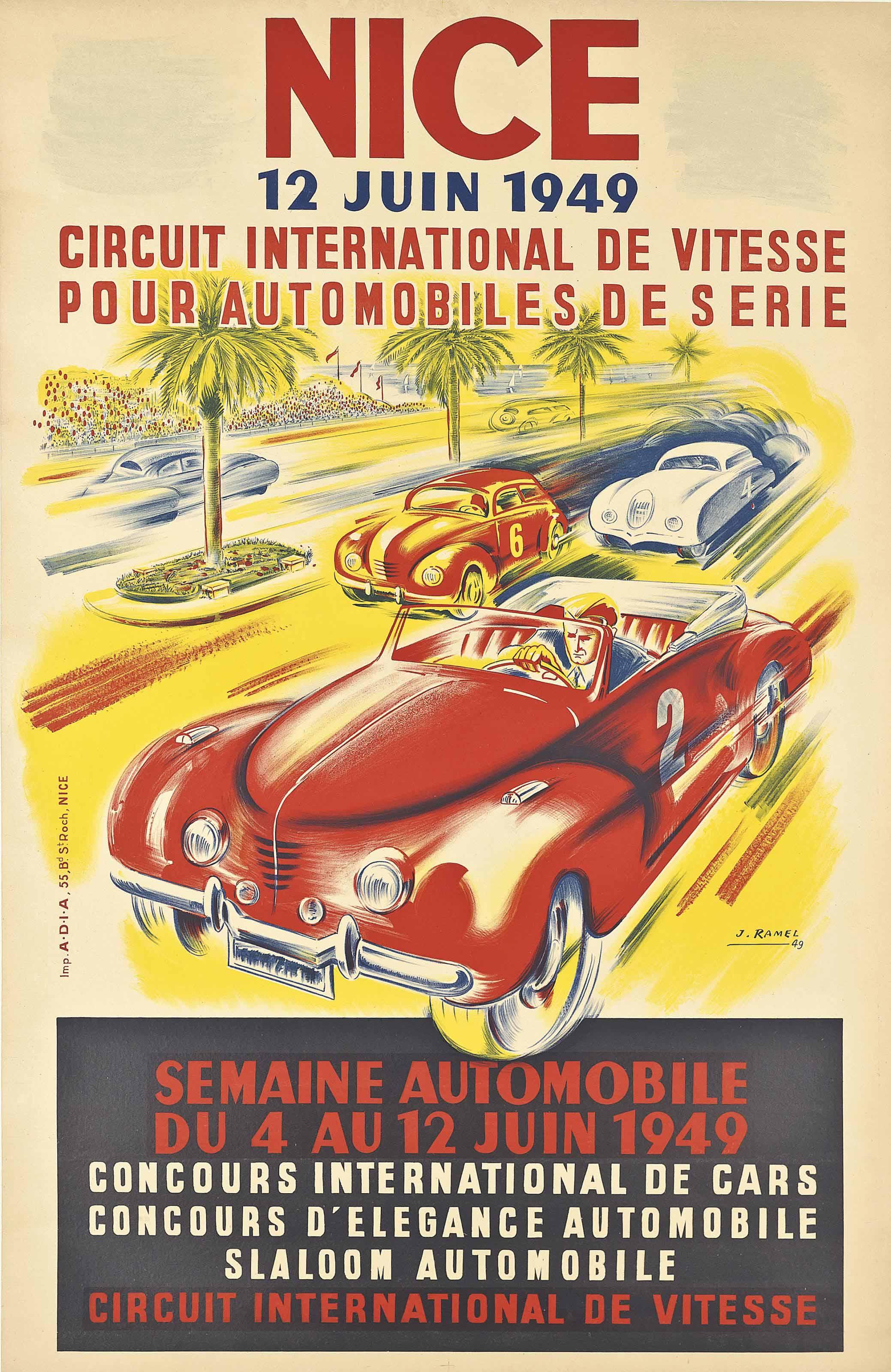 J. Ramel - NICE, 1949