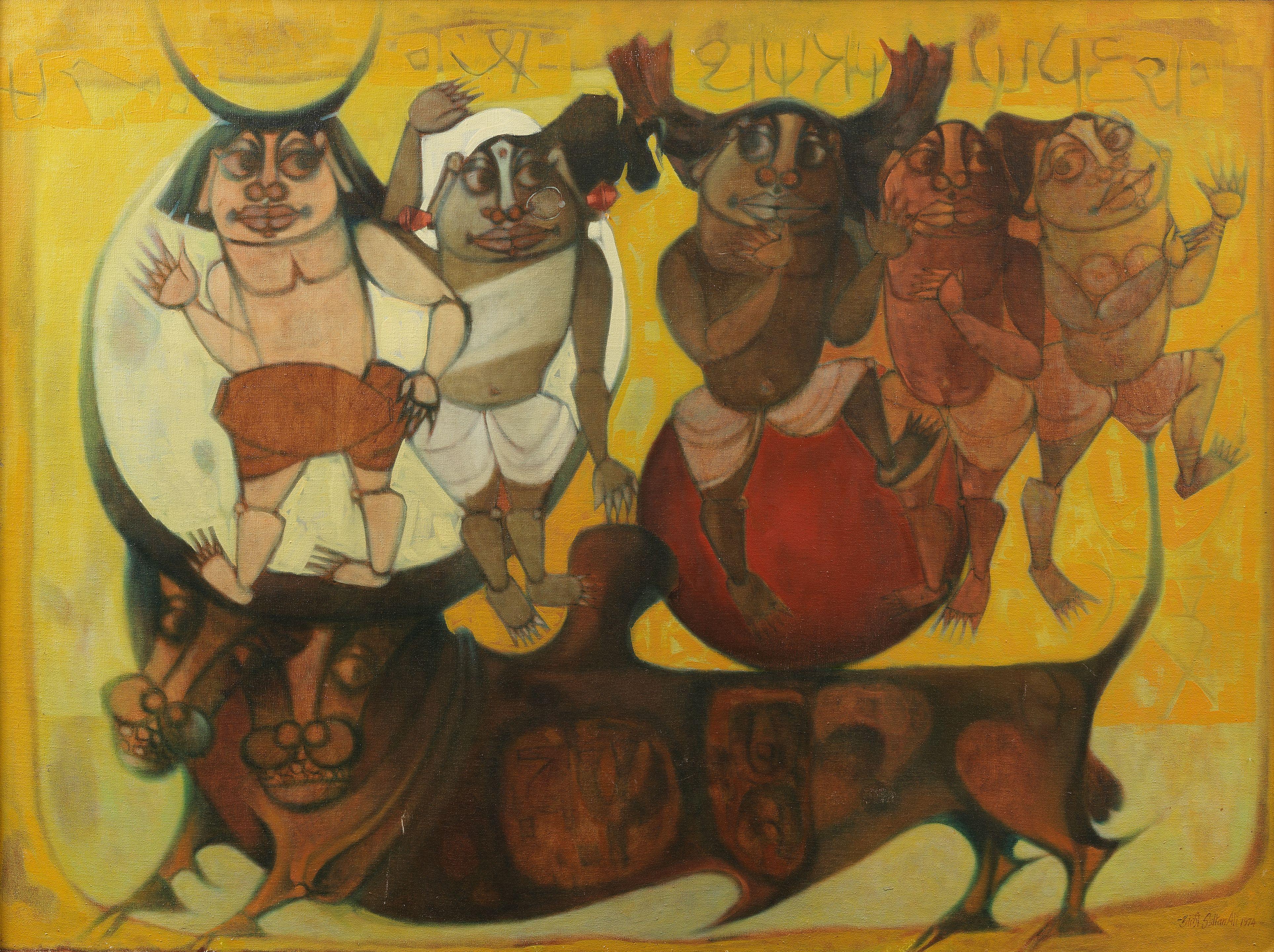 J. Sultan Ali - Untitled (Adivasis)