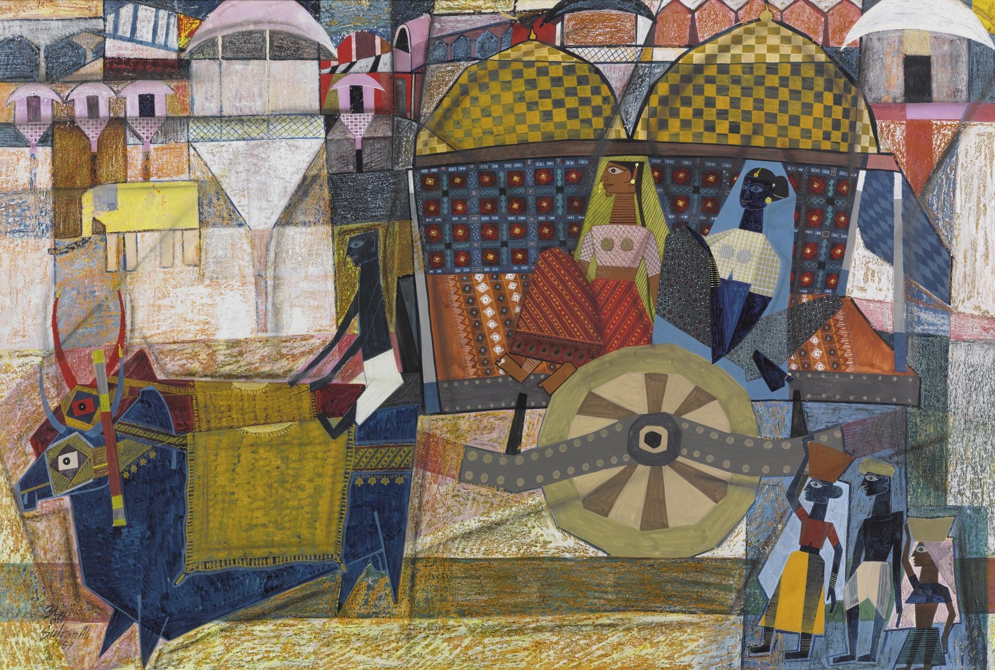 J. Sultan Ali - Untitled (Pink City)