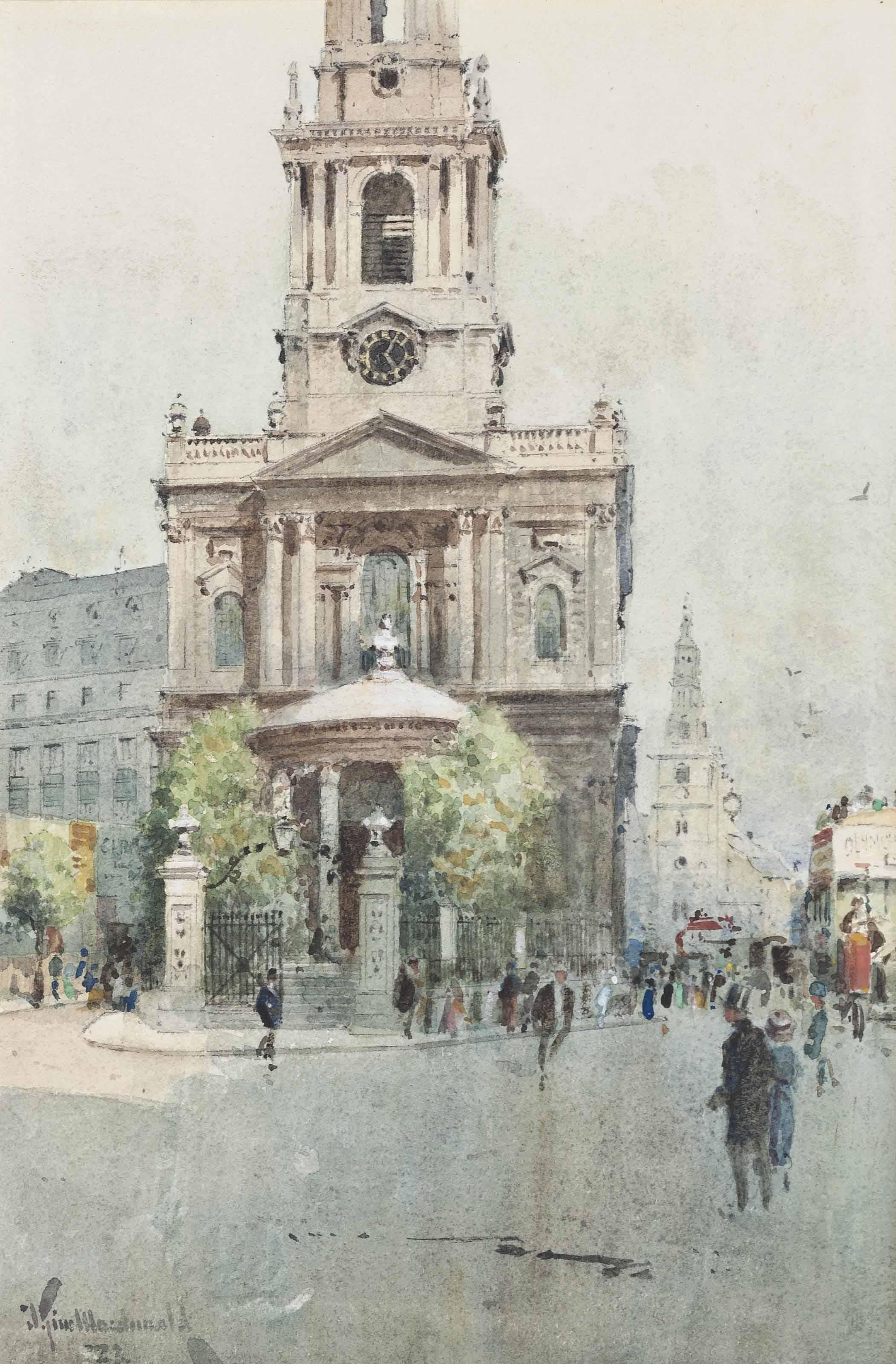 J. Tim MacDonald - St Mary-Le-Strand, London; And Eros, Piccadilly Circus