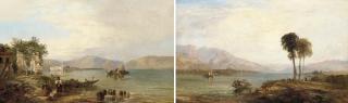 J.V. De Fleury - L\'Isola Bella on Lake Maggiore; and Lake Maggiore