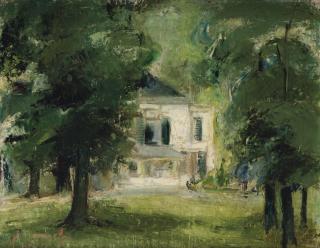 Jaap Nanninga - White house in a park