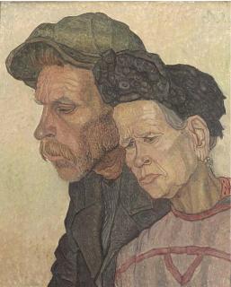 Jaap Nieweg - An elderly couple
