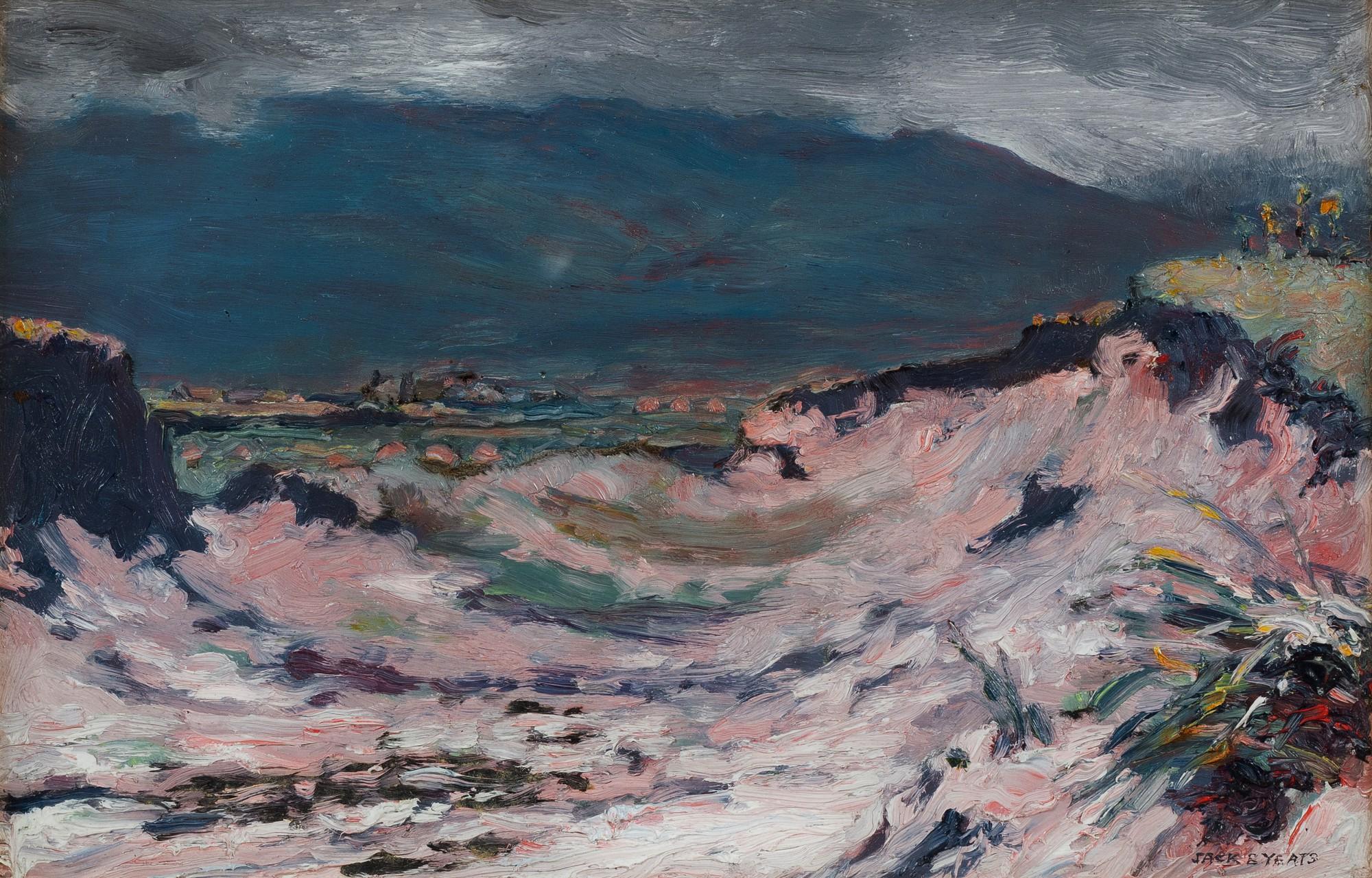 Jack B. Yeats, R.H.A. - A Sandhill near Tralee Bay | Une colline de sable près de Tralee Bay