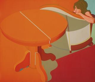 Jack Beal - Sondra And Table, No. 1