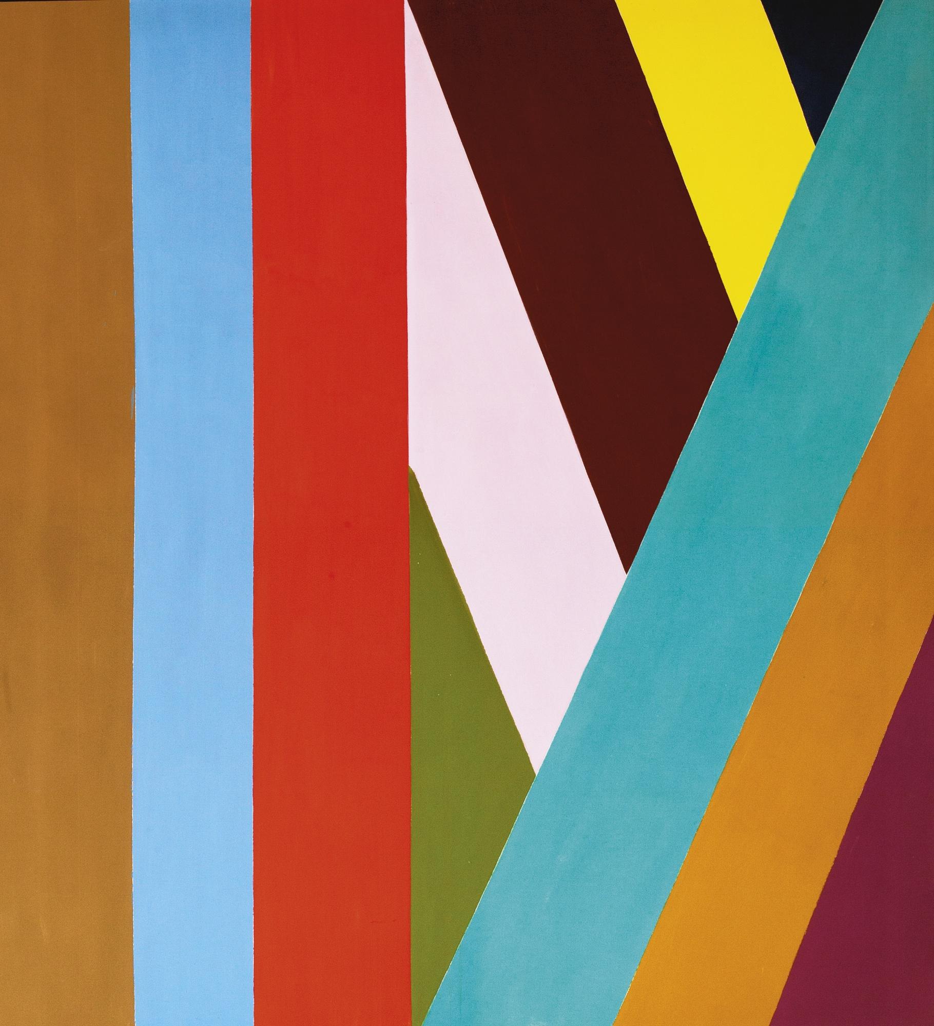 Jack Bush - 3 Columns - 8 Slants