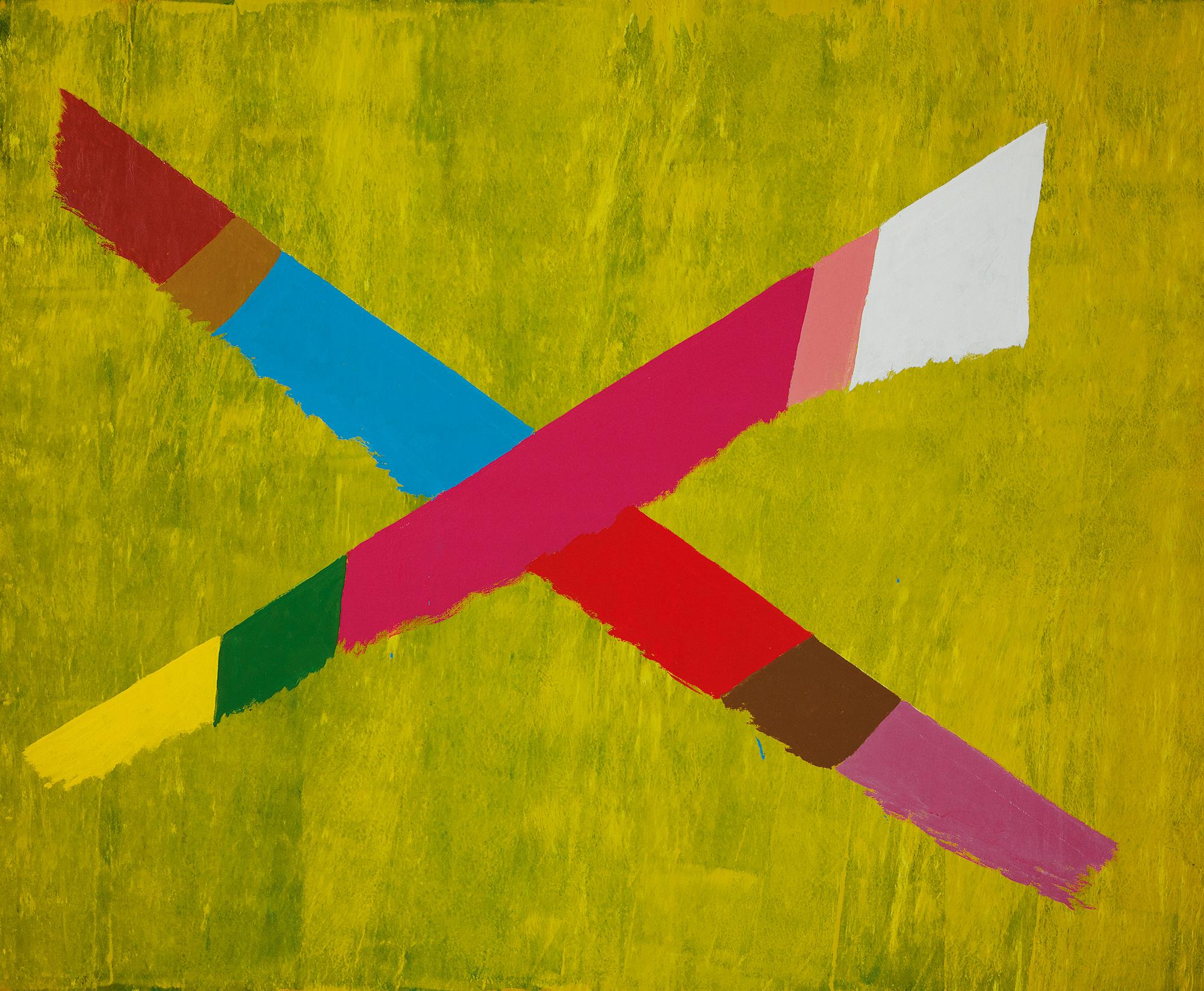 Jack Bush - Ex On Spring Green