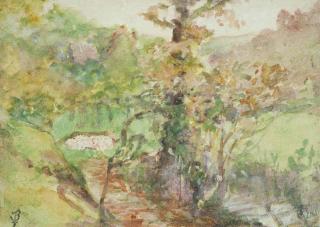 Jack Butler Yeats, R.H.A. - Apples in our Orchard, Devon