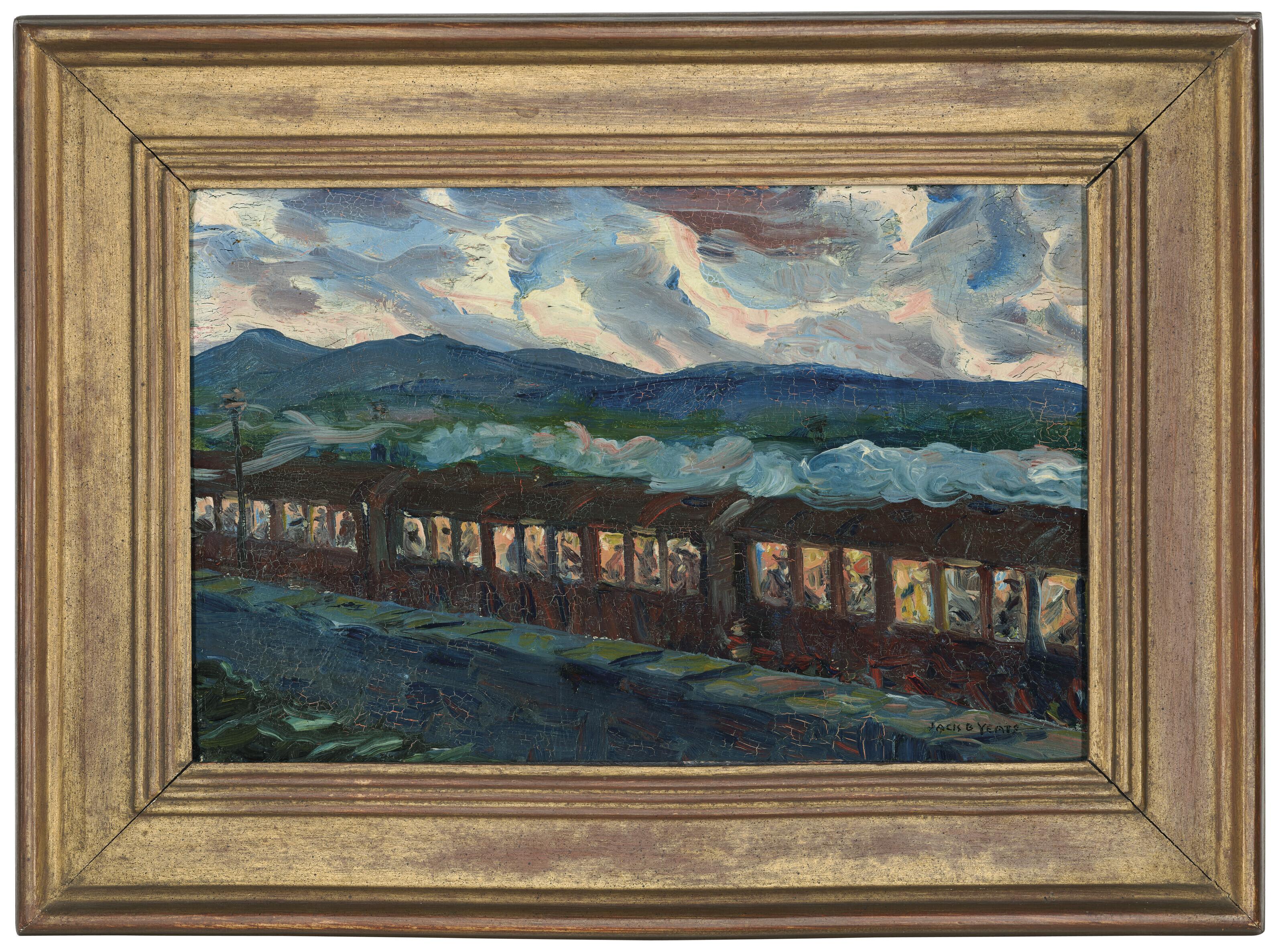 Jack Butler Yeats, R.H.A. - Nearing Dublin