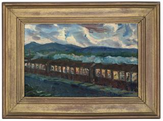 Jack Butler Yeats, R.H.A. - Nearing Dublin