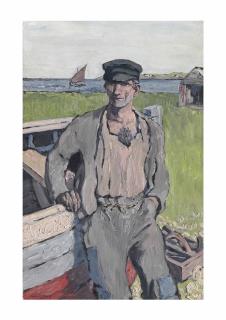 Jack Butler Yeats, R.H.A. - The Boat Builder