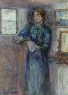 Jack Butler Yeats, R.H.A. - The Bottle of Florida Water