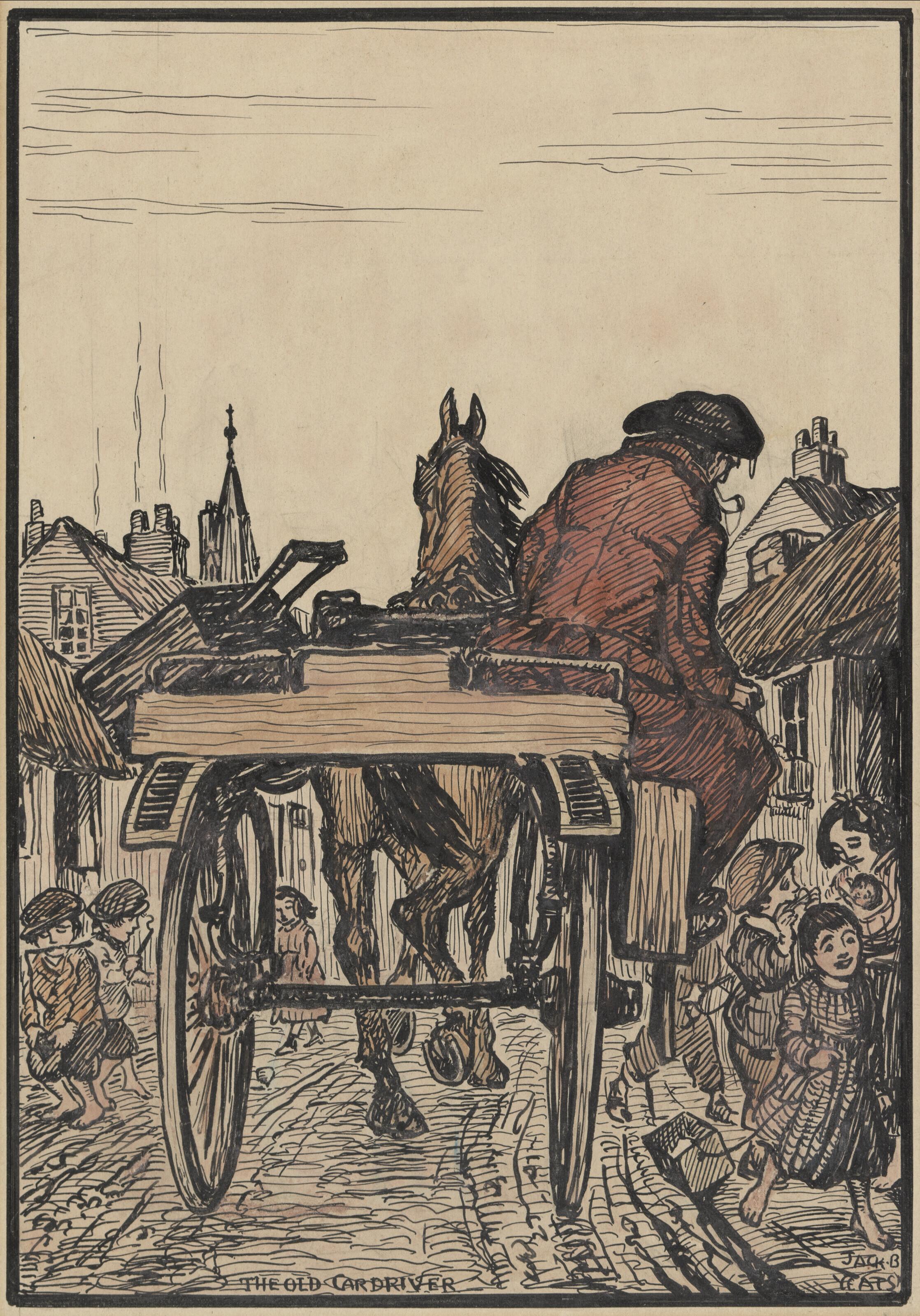 Jack Butler Yeats, R.H.A. - The Old Car Driver