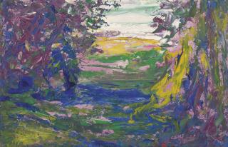Jack Butler Yeats, R.H.A. - Through the woods to the sea