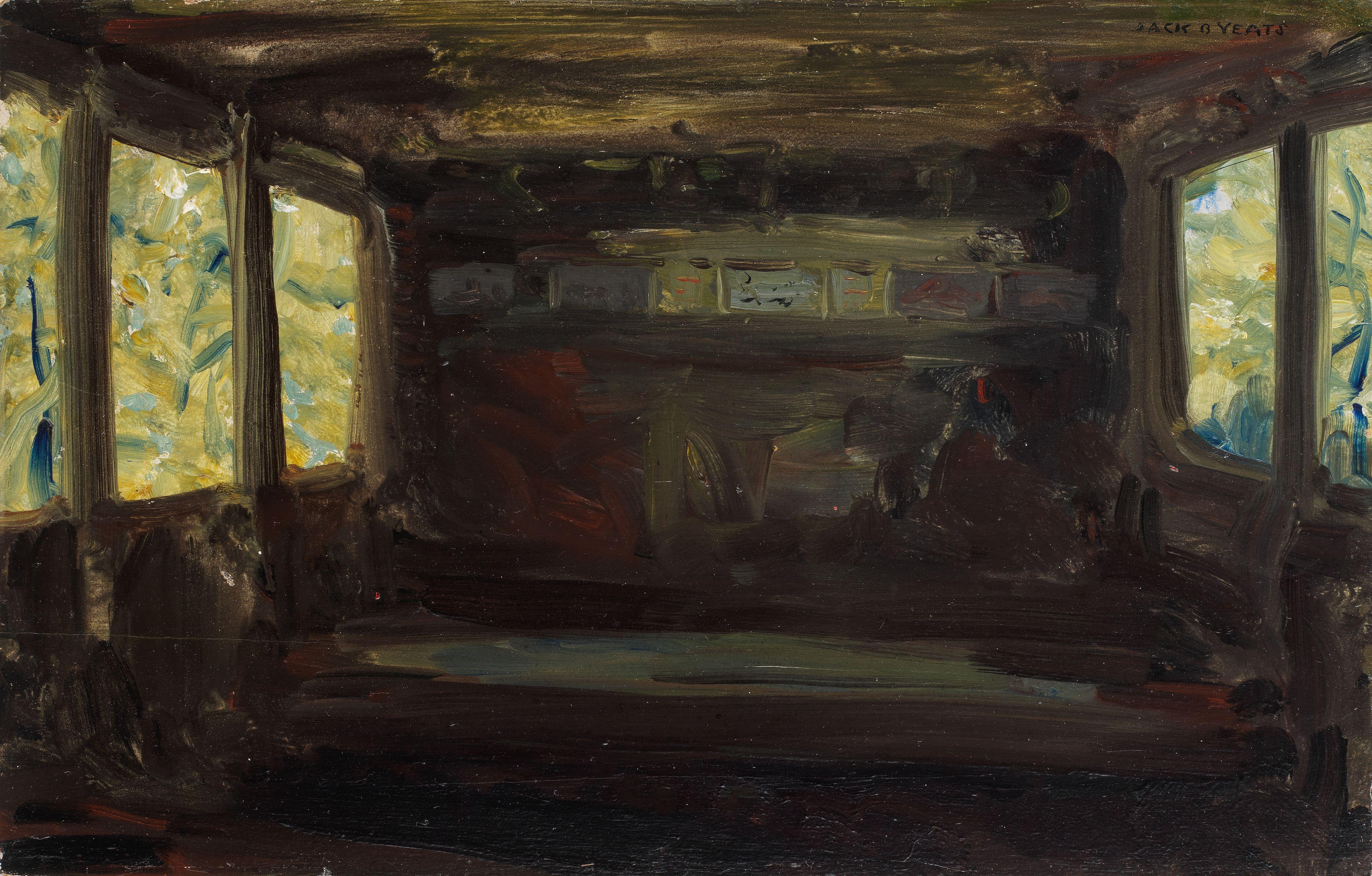 Jack Butler Yeats - The Train through the Wood