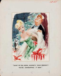 Jack Cole - What Do You Mean, Where\'S Your Present?, December 1955, P. 26