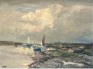Jack Cox - Sailboats On The Norfolk Broads