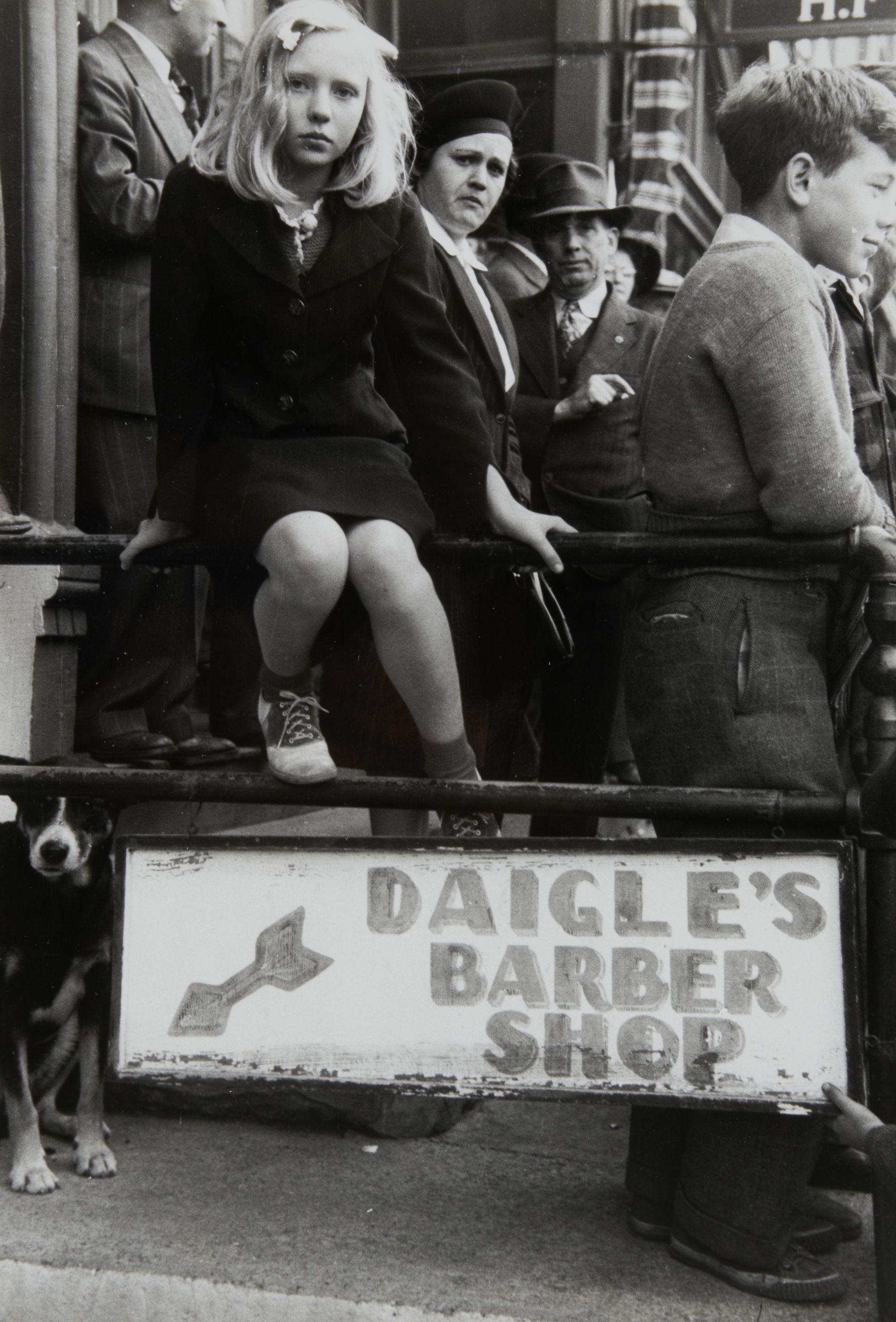 Jack Delano - Spectators, Annual Barrel Rolling Contest, Presque Isle, ME