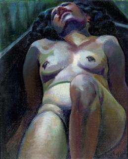 Jack Hamel - Reclining nude