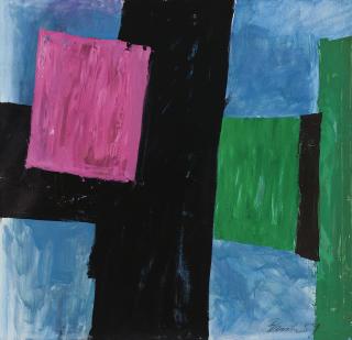 Jack Hamilton Bush - Pink Square
